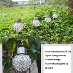 2 St. Solar-Hohlkugel-Pendelleuchte Dekorative Gartenleuchte, 2 St. Hohlkugel Weiß, 2 St. Hohlkugel Bunt