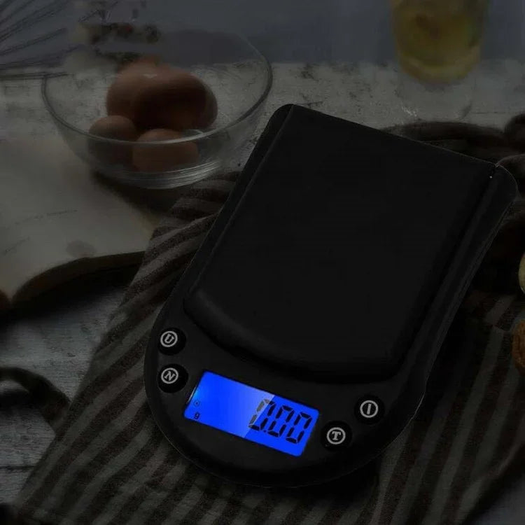 Präzisions-Palmwaage Gold Silber Schmuckwaage Taschenwaage, Spezifikation: 200g/0,01g, 200g/0,01g: Ohne Batterie