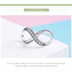 925 Sterlingsilber Infinity Familie Für Immer Perlenarmband für Damen DIY Armband Zubehör, SCC1146
