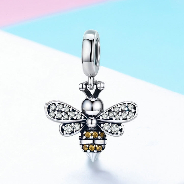 S925 Sterlingsilber Bienen-Geschichten Charm DIY Perlenarmband Zubehör, SCC821