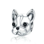 S925 Sterlingsilber Tier-Serie Bulldoggen-Perlen