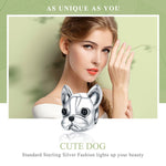 S925 Sterlingsilber Tier-Serie Bulldoggen-Perlen