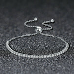 Zärtliches S925 Sterlingsilber Armband Verstellbares Damenarmband, SCB029