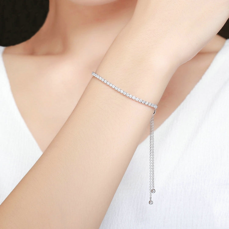 Zärtliches S925 Sterlingsilber Armband Verstellbares Damenarmband, SCB029