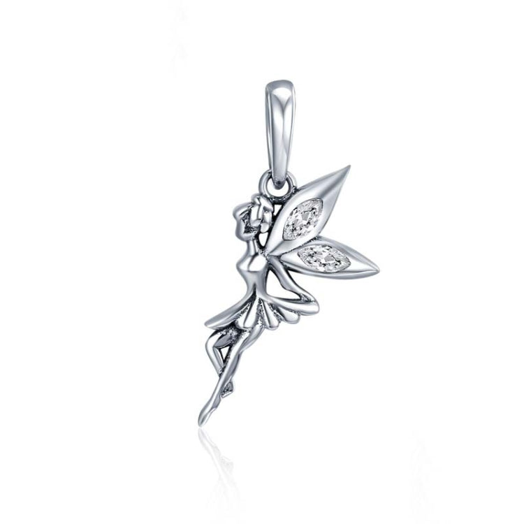 925 Sterlingsilber Blumenfee Anhänger Damen DIY Armbänder Halsketten Zubehör, SCC359