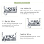 925 Sterling Silber Anhänger Süße Katzenkette Anhänger, SCC856