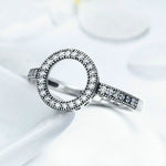 S925 Sterlingsilber Damen Inlay-Ring, 6, 7, 9