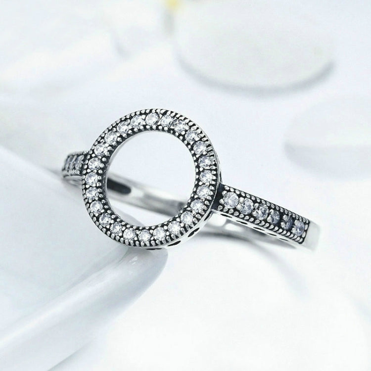 S925 Sterlingsilber Damen Inlay-Ring, 6, 7, 9
