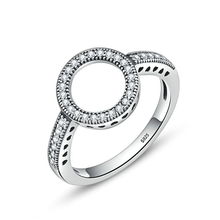 S925 Sterlingsilber Damen Inlay-Ring, 6, 7, 9