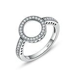 S925 Sterlingsilber Damen Inlay-Ring, 6, 7, 9
