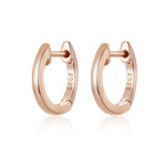 Schlichte Ohrringe Sterlingsilber S925 Ohrringe Ohrhänger, Roségold, Silber, Gold