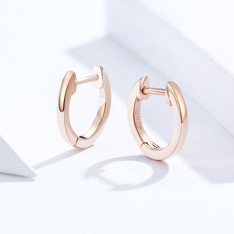 Schlichte Ohrringe Sterlingsilber S925 Ohrringe Ohrhänger, Roségold, Silber, Gold