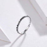 Vintage Muster Sterlingsilber Ring S925 Mode Muster Ring, Größe 6 US, Größe 7 US, Größe 8 US, Größe 9 US
