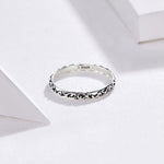 Vintage Muster Sterlingsilber Ring S925 Mode Muster Ring, Größe 6 US, Größe 7 US, Größe 8 US, Größe 9 US