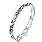 Vintage Muster Sterlingsilber Ring S925 Mode Muster Ring, Größe 6 US, Größe 7 US, Größe 8 US, Größe 9 US
