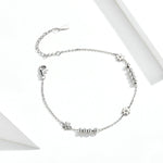 S925 Sterling-Silber Gänseblümchen-Armband, Pflanzenform-Armband, SCB146