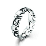 S925 Sterling Silber Ring Elefantenfamilie Vintage eingelegter Ring, Größe 6 US, Größe 7 US, Größe 8 US, Größe 9 US