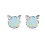 DIY Ohrringe Katze Sterling Silber Ohrringe Zirkon Ohrringe