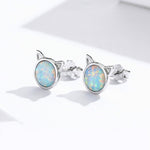 DIY Ohrringe Katze Sterling Silber Ohrringe Zirkon Ohrringe