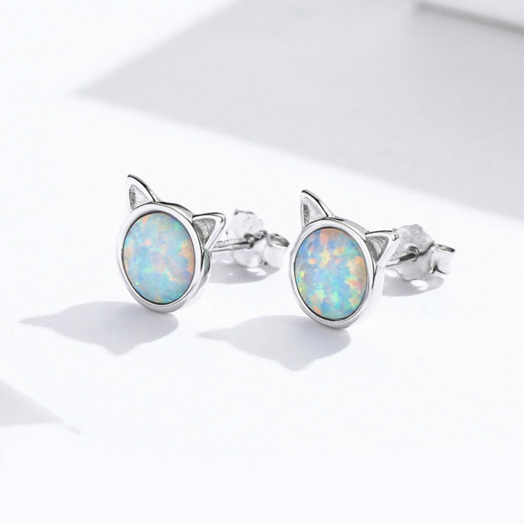 DIY Ohrringe Katze Sterling Silber Ohrringe Zirkon Ohrringe