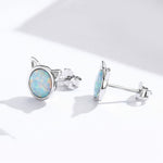 DIY Ohrringe Katze Sterling Silber Ohrringe Zirkon Ohrringe