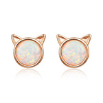 DIY Ohrringe Katze Sterling Silber Ohrringe Zirkon Ohrringe