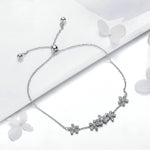 S925 Gänseblümchen Damen Sterlingsilber Armband, SCB084
