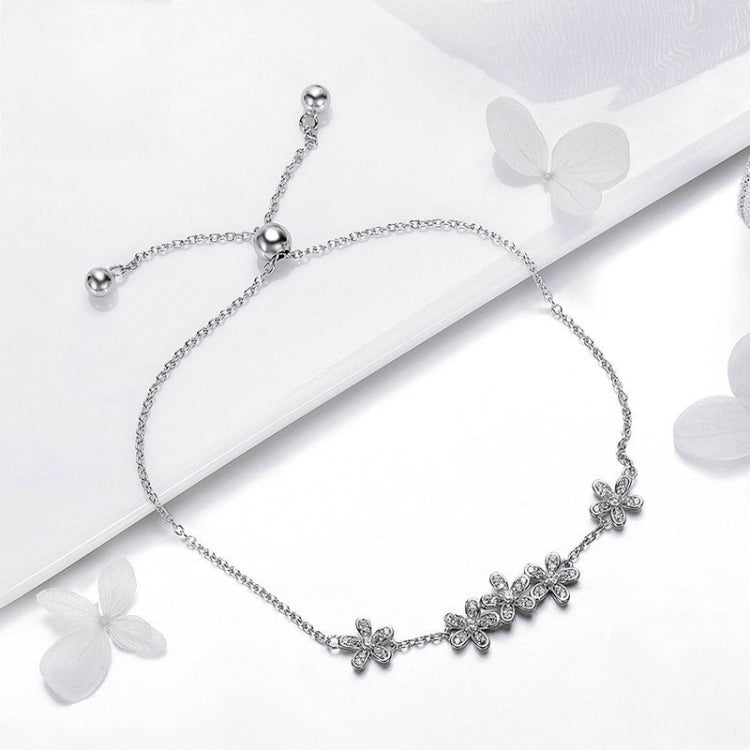 S925 Gänseblümchen Damen Sterlingsilber Armband, SCB084