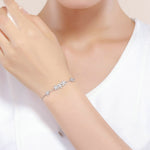 S925 Gänseblümchen Damen Sterlingsilber Armband, SCB084