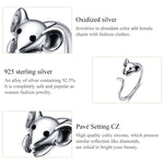 S925 Sterlingsilber offener Ring Neujahrs-Zodiac-Rattenring, SCR632