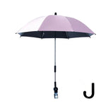 Kinderwagen Universal-Kinderwagen-Sonnenschirm, Sonnenschutz Baby-Artefakt Vinyl Anti-UV Universal-Clip Sonnen- und Regenschirm, Rosa, Grau, Blau, Schwarz
