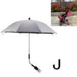 Kinderwagen Universal-Kinderwagen-Sonnenschirm, Sonnenschutz Baby-Artefakt Vinyl Anti-UV Universal-Clip Sonnen- und Regenschirm, Rosa, Grau, Blau, Schwarz