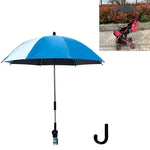 Kinderwagen Universal-Kinderwagen-Sonnenschirm, Sonnenschutz Baby-Artefakt Vinyl Anti-UV Universal-Clip Sonnen- und Regenschirm, Rosa, Grau, Blau, Schwarz