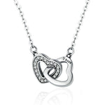 Halskette Damen Liebe S925 Sterlingsilber, SCN181, SCN181 (Gold)