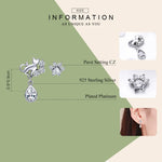 S925 Sterling-Silber Katzen-Ohrringe im Retro-Stil für Damen, SCE424