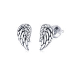 S925 Sterling Silber Flügel Ohrringe Persönlichkeit Ohrringe, SCE882