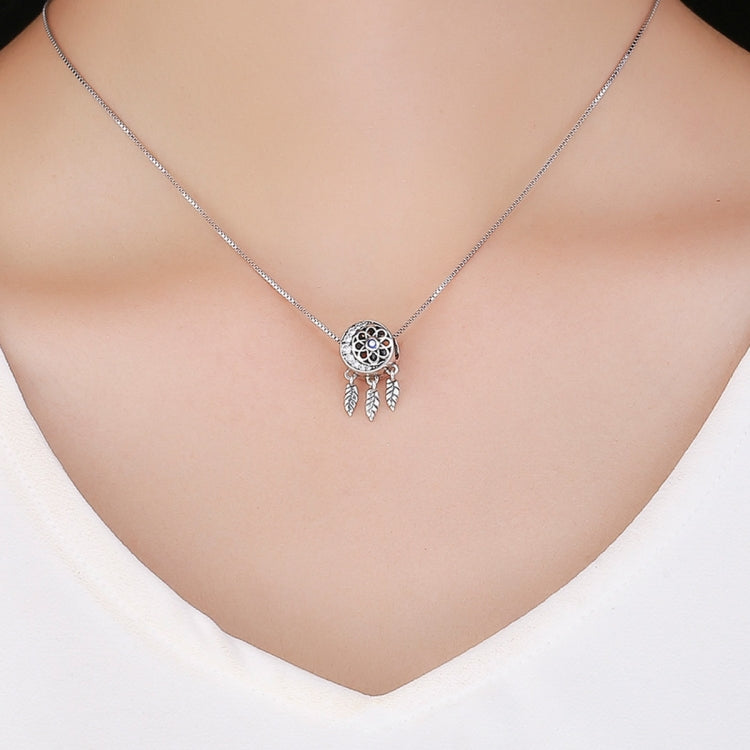 S925 Sterling Silber Hohlmuster Perlen Zubehör DIY Perlenarmband Zubehör, SCC718