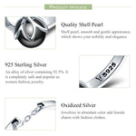 S925 Sterling-Silber offener Perlenring, SCR314