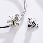 S925 Sterling Silber Perlen DIY Bienenarmband Perlen Schmuck Zubehör, SCC1194