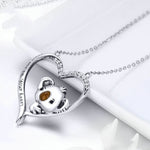 Niedliche Koala S925 Sterlingsilber Damenkette, SCN256