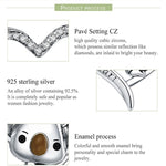 Niedliche Koala S925 Sterlingsilber Damenkette, SCN256