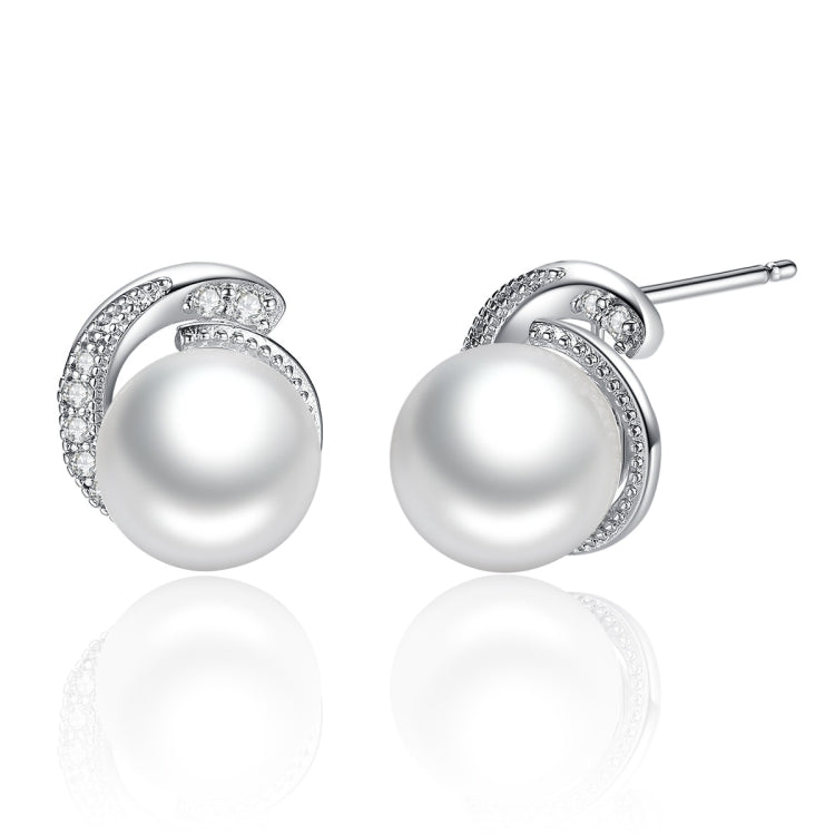 Perlenohrringe Schmuck S925 Sterlingsilber Ohrringe, SCE021