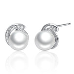 Perlenohrringe Schmuck S925 Sterlingsilber Ohrringe, SCE021