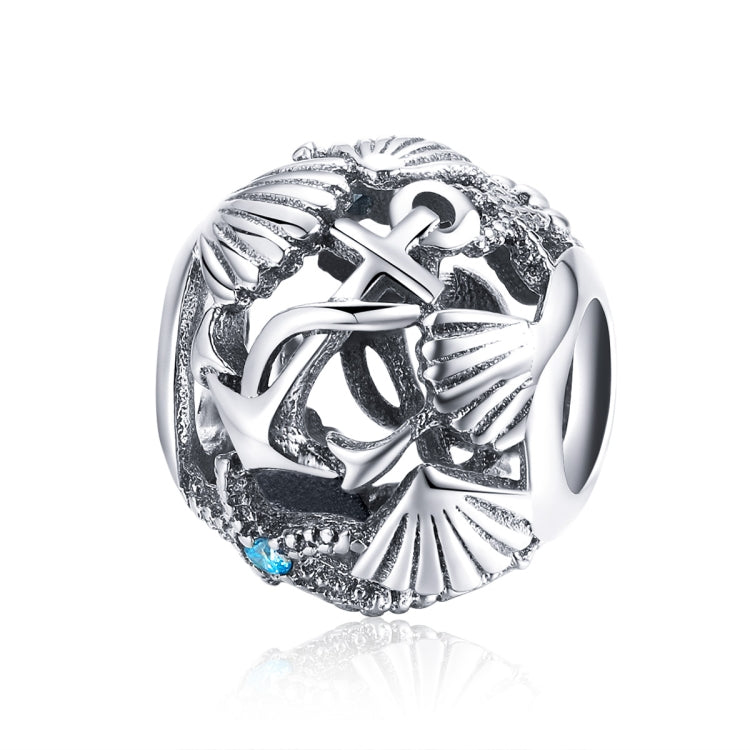 Strand S925 Sterlingsilber Perlen Hohl DIY Armband Halskette Perlen Zubehör