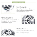 Strand S925 Sterlingsilber Perlen Hohl DIY Armband Halskette Perlen Zubehör