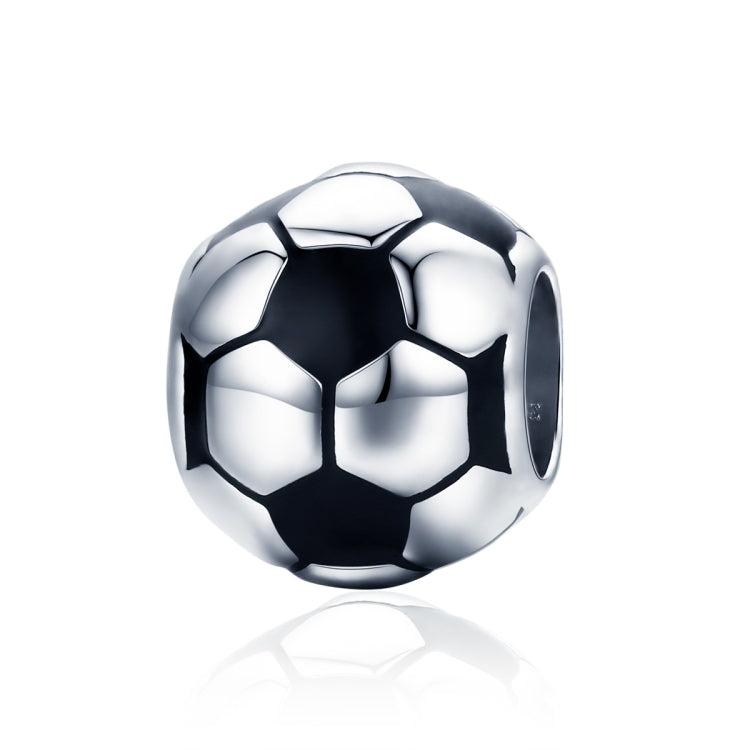 Fußball Liebe S925 Sterlingsilber Platin plattierte Anhänger Lose Perlen, SCC666