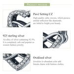 S925 Sterlingsilber Herzförmige Hohl Diamantperlen DIY Armband Zubehör, SCC432