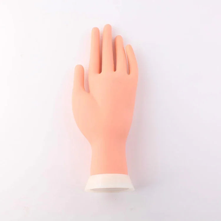 Manicure Practice Artificial Hand Model Simulated Hand Display Model, Positionable, Not Bendable