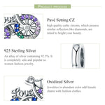 S925 Sterlingsilber Fahrrad-Anhänger, farbig eingelegte Zirkonperlen DIY Armband-Charm-Zubehör, Anhänger, Anhänger + Kette