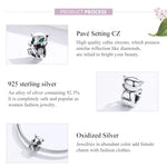 S925 Sterling Silber Kleine Fuchsperlen DIY Armband Zubehör Charm Lose Perlen